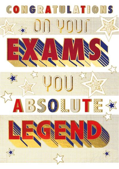 Nigel Quiney Congratulations You Passed Your Exams Cards