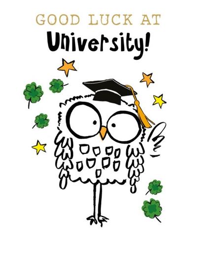 Nigel Quiney Off to University Card