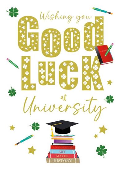 Nigel Quiney Off to University Card