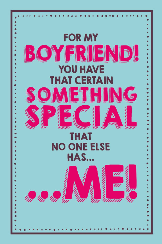Emotional Rescue Boyfriend Humour Birthday Card