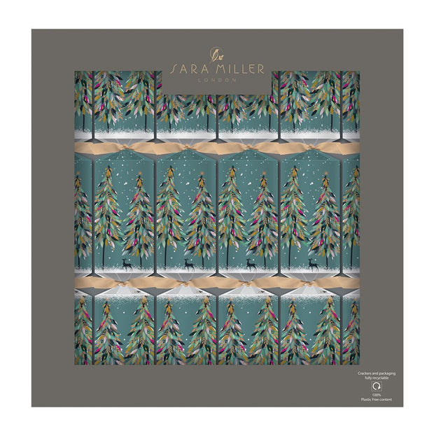 Sara Miller Teal Forest Luxury Crackers