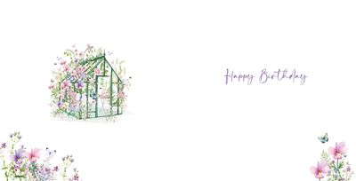 Nigel Quiney Pizazz Greenhouse Birthday Card*
