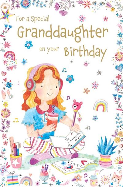 Grass Roots Granddaughter Birthday Card*