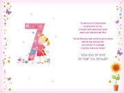 Grass Roots Daughter 7th Birthday Card