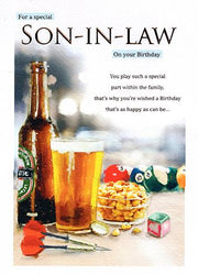 ICG Son In Law Birthday Card*