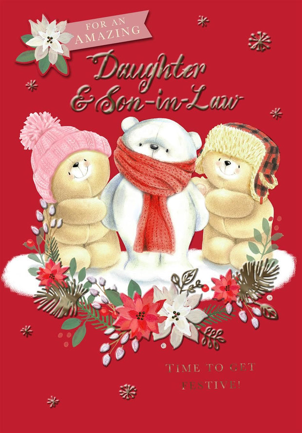 Hallmark Daughter & Son in Law Christmas Card**