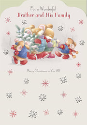Hallmark Brother & His Family Christmas Card**