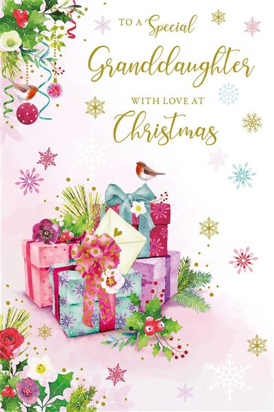 Grassroots Granddaughter Christmas Card**