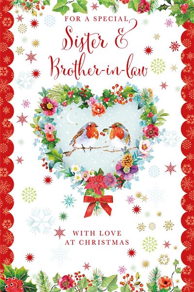 Grassroots Sister & Brother in Law Christmas Card**
