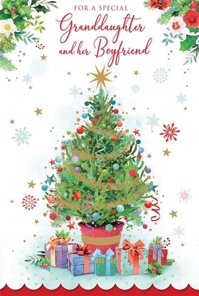 Grassroots Granddaughter & Boyfriend Christmas Card**