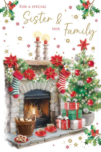 Grassroots Sister & Her Family Christmas Card**