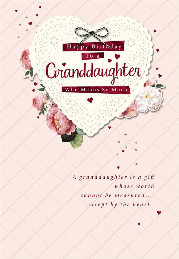 Hallmark Granddaughter Birthday Card*