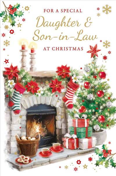 Grassroots Daughter & Son in Law Christmas Card**