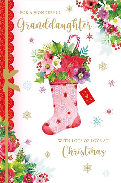 Grassroots Granddaughter Christmas Card**