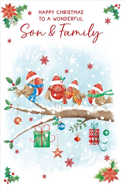 Grassroots Son & Family Christmas Card**