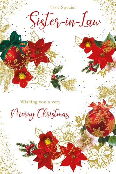 Grassroots Sister in Law Christmas Card**