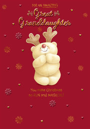 Hallmark Great Granddaughter Christmas Card**