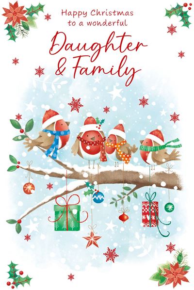 Grassroots Daughter & Her Family Christmas Card**