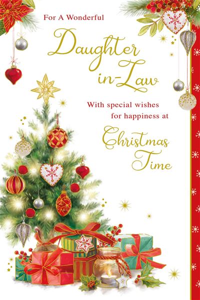 Grassroots Daughter in Law Christmas Card**
