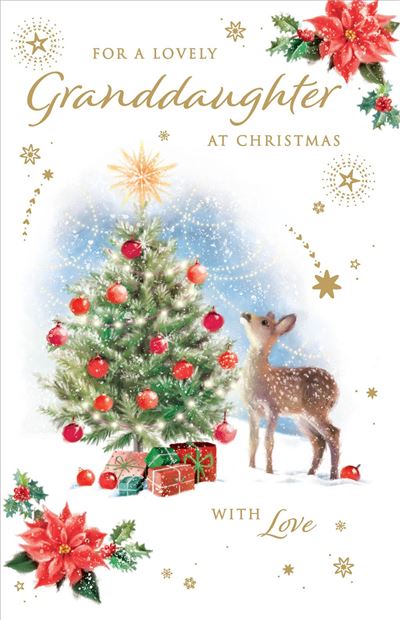 Grassroots Granddaughter Christmas Card**