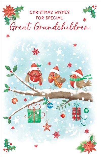 Grassroots Great Grandchildren Christmas Card**