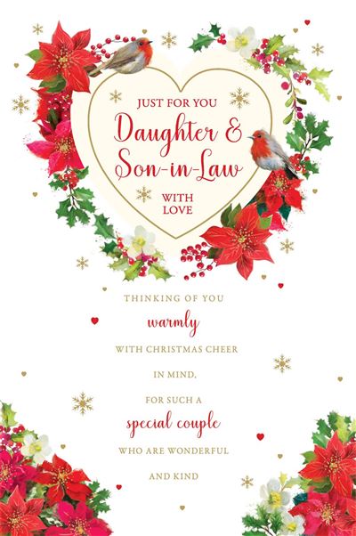 Grassroots Daughter & Son in Law Christmas Card**