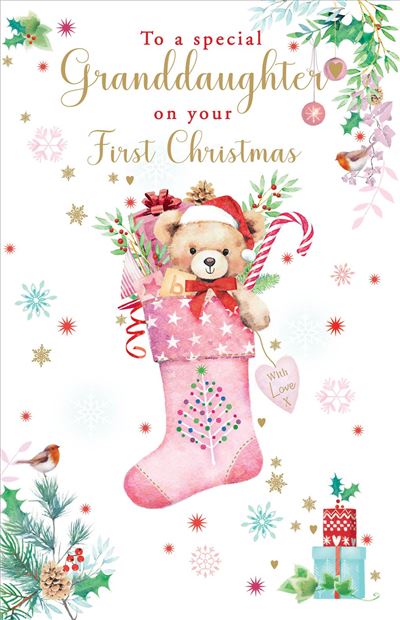 Grassroots Granddaughter's 1st Christmas Card**