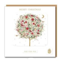 Nigel Quiney Flower Press Box of 10 Christmas Card**