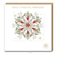 Nigel Quiney Flower Press Box of 10 Christmas Card**