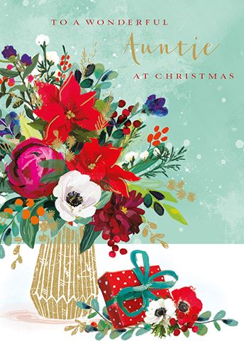 Ling Design Auntie Christmas Card**