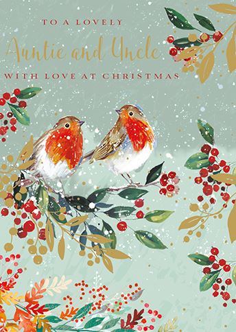 Ling Design Auntie & Uncle Christmas Card**