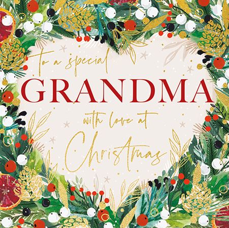 Ling Design Grandma Christmas Card**