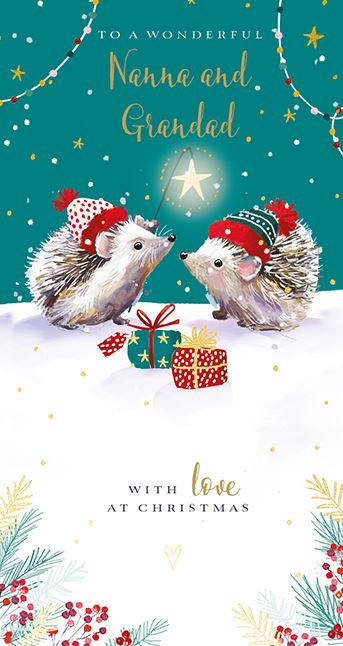 Ling Design Nanna & Grandad Christmas Card**