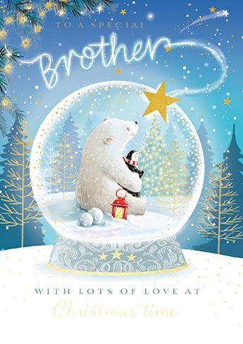 Ling Design Brother Christmas Card**