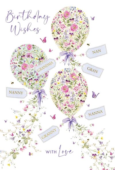 Nigel Quiney Grandma Birthday Card*