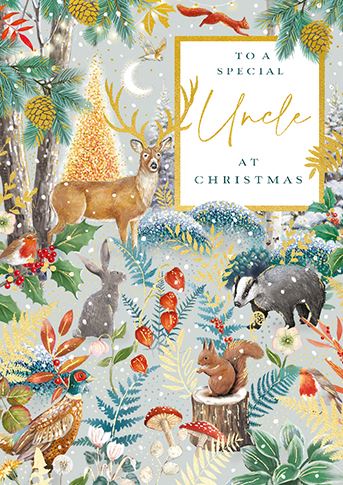 Ling Design Uncle Christmas Card**