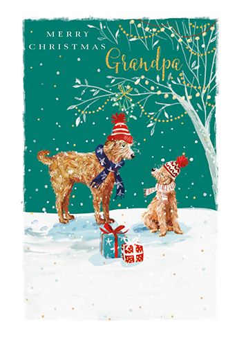 Ling Design Grandpa Christmas Card**