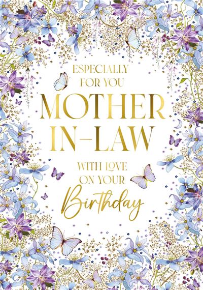 Nigel Quiney Mother in Law Birthday Card