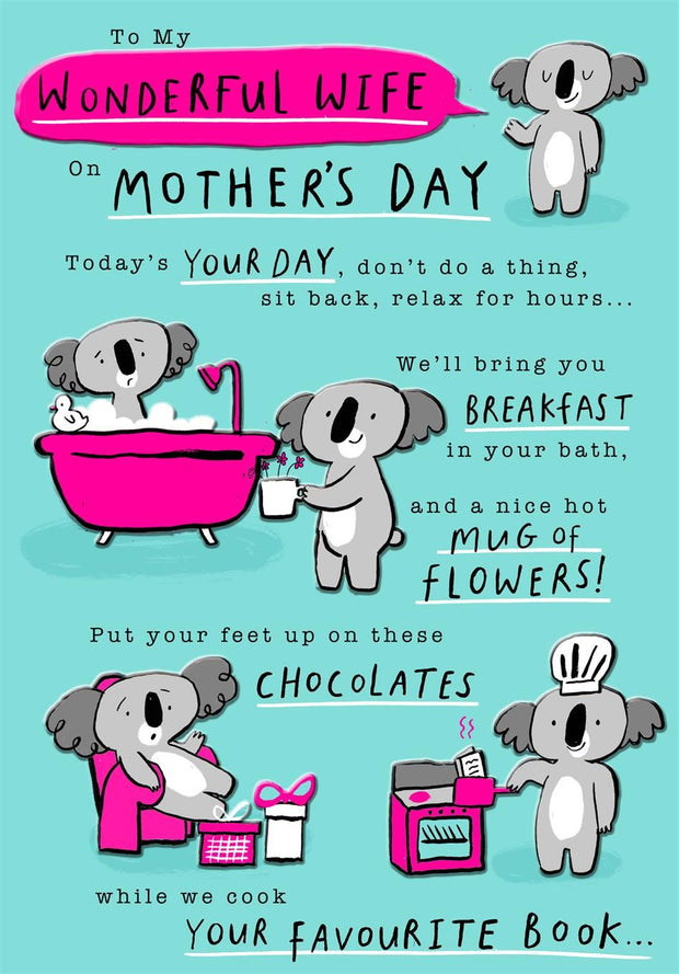 Hallmark Wife Mother's Day Card