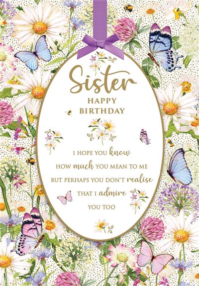 Nigel Quiney Sister Birthday Card*
