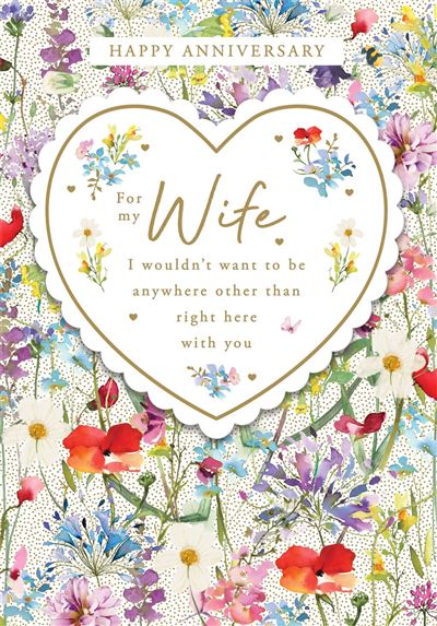 Nigel Quiney Wife Anniversary Card*