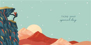Nigel Quiney Vibez Rock Climber Collage Birthday Card*