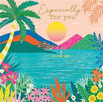 Nigel Quiney Vibez Paddle Board Birthday Card*