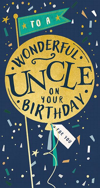 Ling Design Uncle Birthday Card*