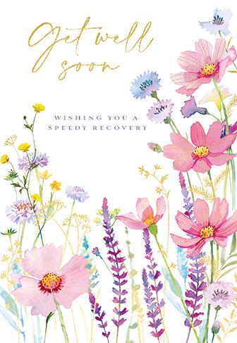 Ling Design Get Well Soon Card*