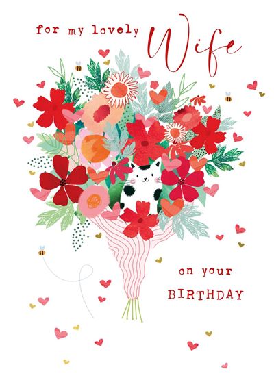 Nigel Quiney Wife Birthday Card*