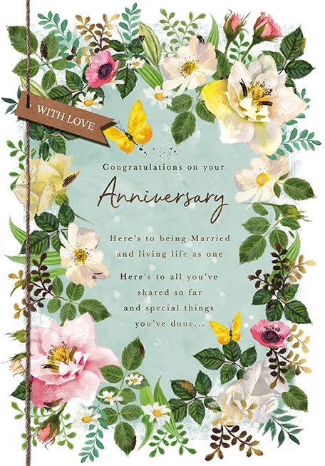 Paper House On Your Anniversary Card *