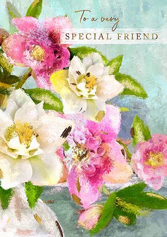 Paper House Floral Bouquet Friend Birthday Card*