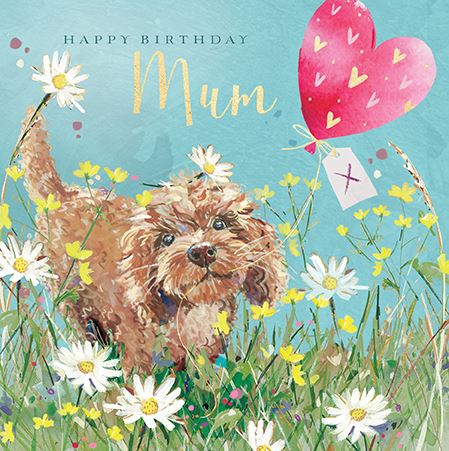 Ling Designs Mum Cockapoo Birthday Card*