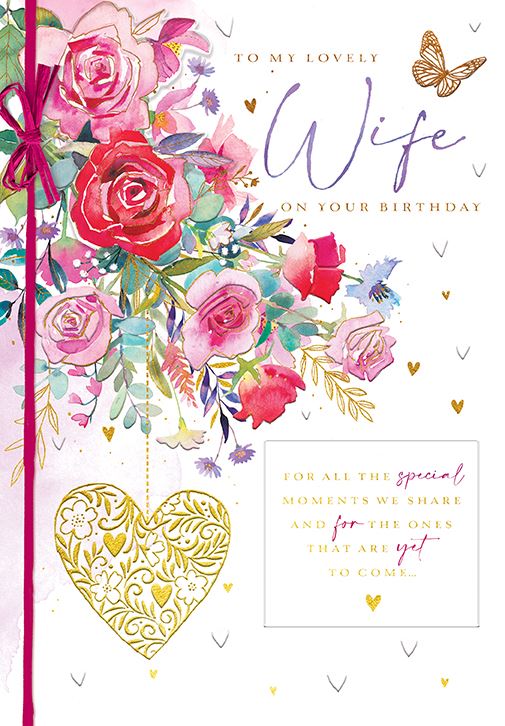 Ling Design Wife Birthday Card*